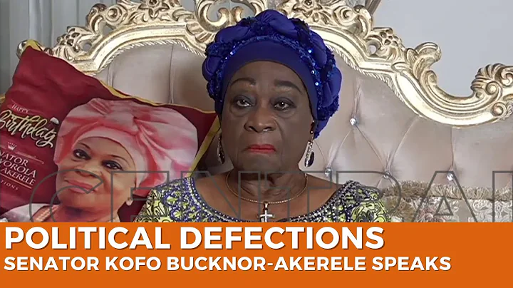 Senator Kofoworola Bucknor-Akerele Speaks on Defections, Governance & Security