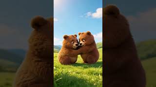 LOS PEQUEÑOS OSOS CORREN DE LAS ABEJAS! PERO MAMA OSO LLEGO AL RESCATE Y TODOS SE SALVARON