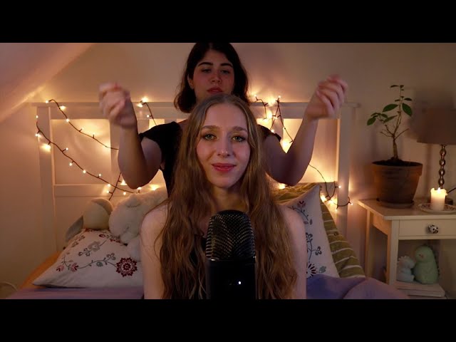ASMR 💙 Zy pampers me! 💙 Brushing/ Whispering/ Massaging💙
