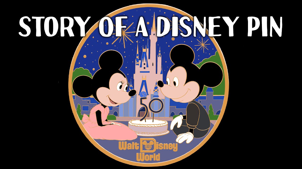 Story of a Disney pin, WDW 50th Pin + 16 Candles Fan Art 