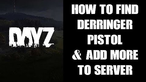 Where Is / How To Find Derringer Pistol & How To Add / Spawn More To Your DayZ Community Server