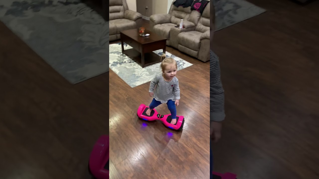 Kentucky toddler rides hoverboard part 2 YouTube