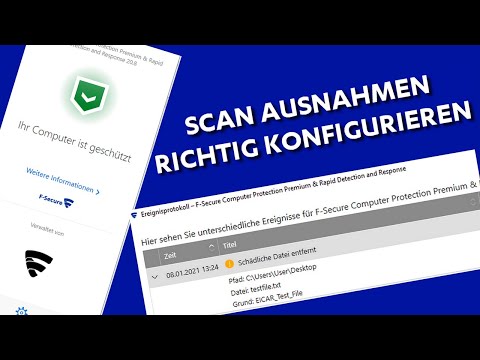 F-Secure University - Ausnahmen im Echtzeitscan