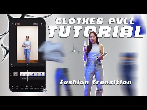 Easy Clothes Pull Transition Tutorial (Fashion Transition Ideas) - Mobile Video Editing Capcut