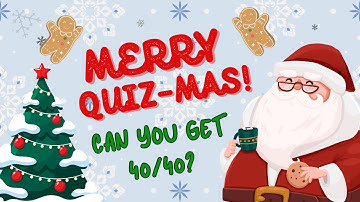 Christmas Trivia Quiz 2025 🎄 | 40 Fun Holiday Questions (Movies, Music & Traditions!