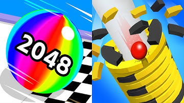 Satisfying Mobile Games ALL LEVELS Viral Tiktok Games Ball Master VS Ball Run Stack
