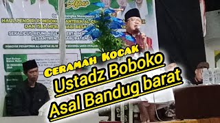Hilarious sermon by Ustadz Boboko from West Bandung at Bonceret Village
