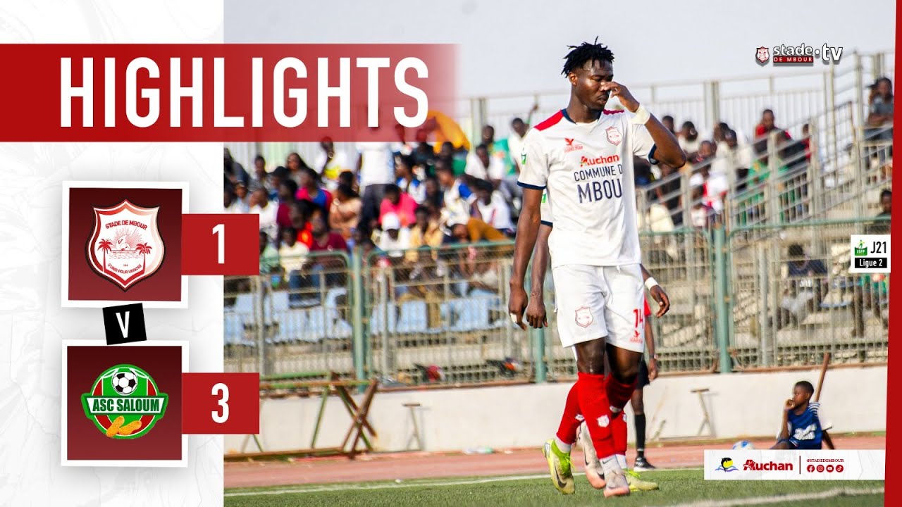 ⚽ Highlights | Stade de Mbour 🆚 ASC Saloum | 27 Avril 2025