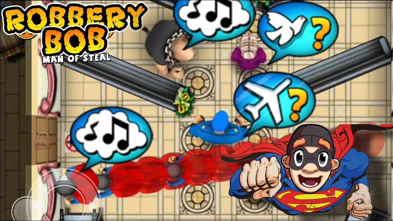 Robbery Bob - Super Bob vs Super Biffen Gameplay Walkthrough #9