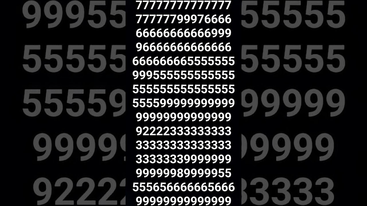 Find the number 8 - YouTube