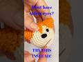 Don&rsquo;t have safety eyes? Try this for your projects! ❤️✨✨#crochet #amigurumi #viral #crochetpatterns