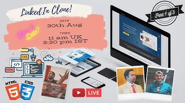 LinkedIn Clone - Part 1: Building The Basic UI Blocks and Framework feat. Yogi and Eddie