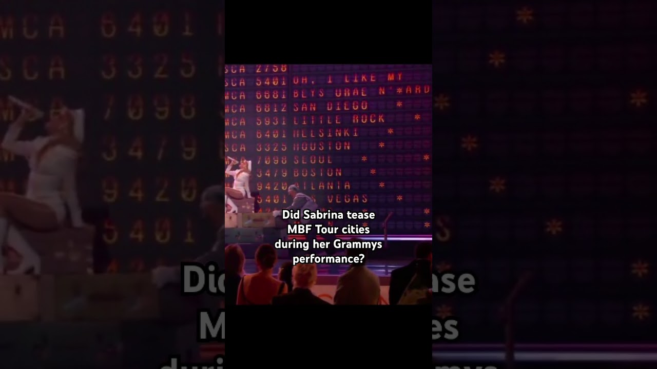 Sabrina teased Man’s Best Friend Tour dates? 