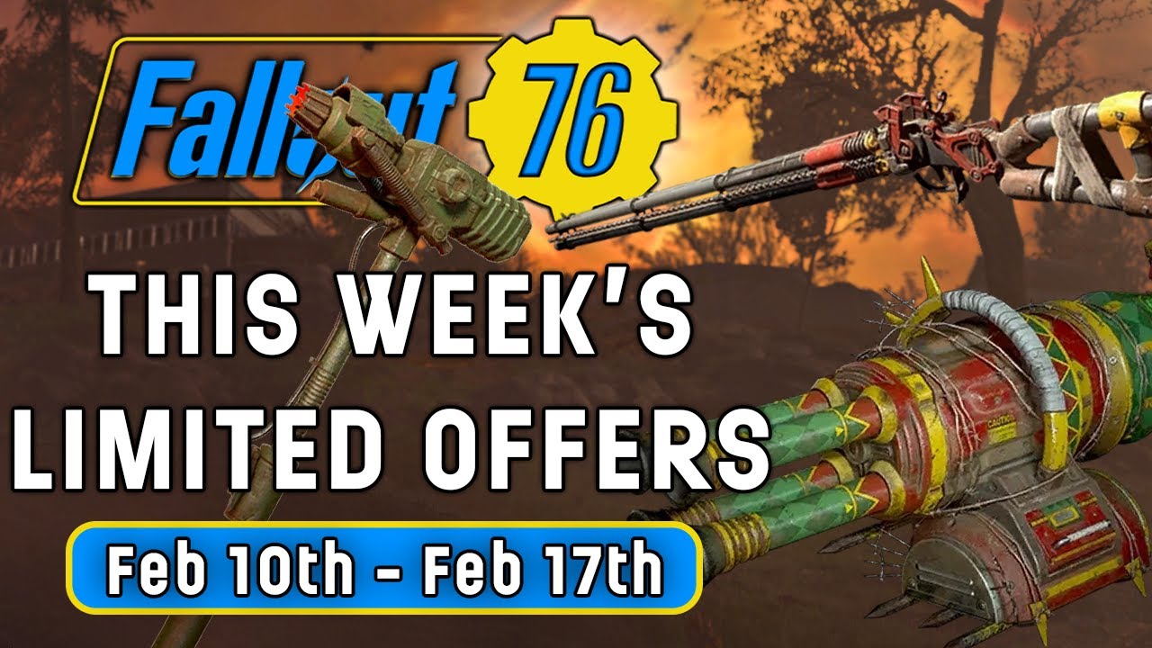 This Week’s Atomic Shop Limited Time Offers | Fallout 76