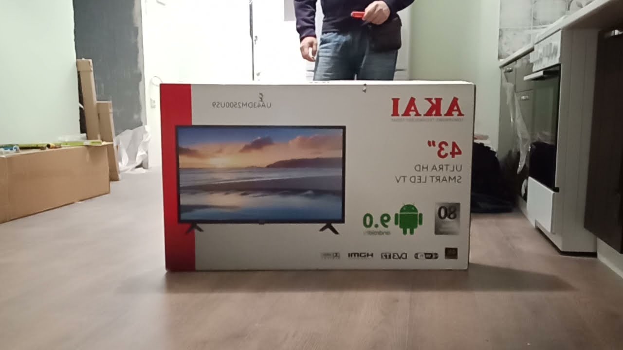 Распаковка Телевизор Akai UA43DM2500US9 из Rozetka