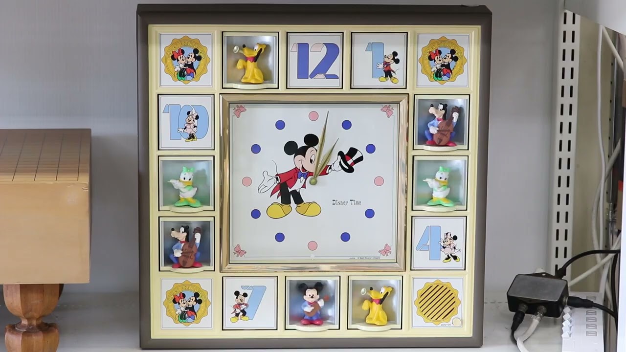 セイコー ディズニータイム FW668B 1時時報動画 掛け時計 からくり時計