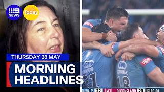 Blue's snatch Game 1 from QLD's grasp; Triple-murderer to return to court | 9 News Australia