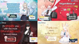 Blue Archive Global Gacha #11 Final: Seia & Asuna (Uniform) & Rio & Neru (Uniform)