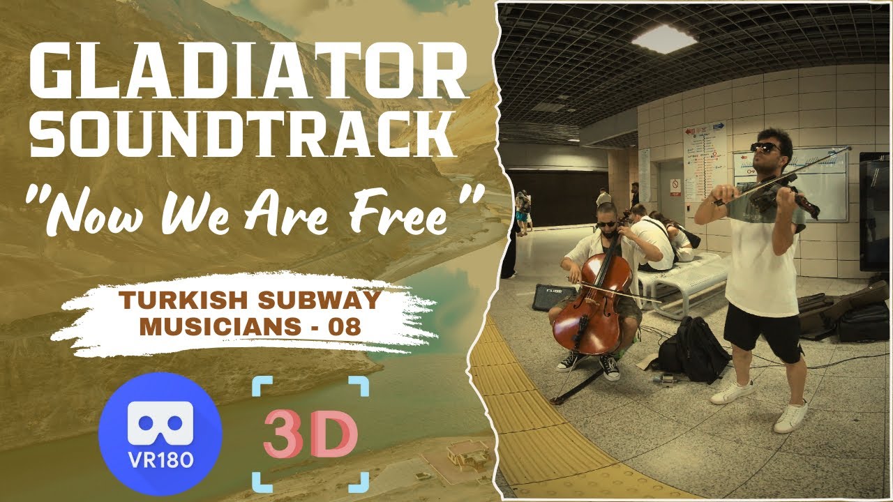 Gladiator Soundtrack "Now We Are Free" Cover - 3D VR 180