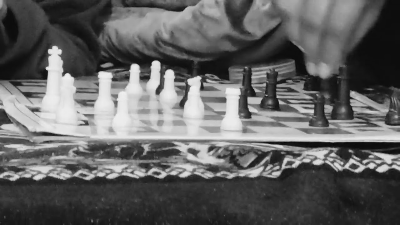 Playing chess with our Daughter 