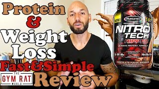 Famous Nitro Tech Ripped Protein Powder | MuscleTech |  Supplement Review Net Worth