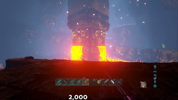 ARK: Survival Evolved PC Server - Ragnarok Lava Gollem Cave EPIC FAIL