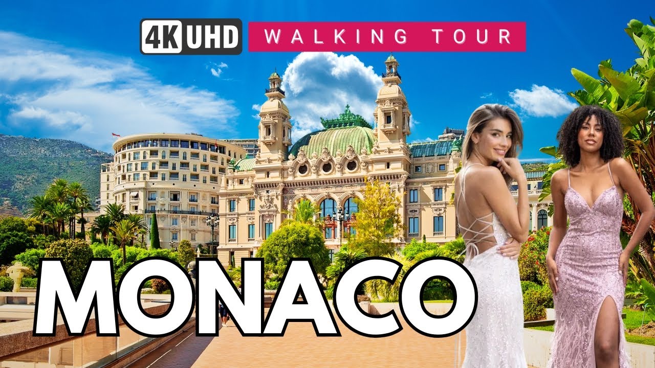 Monaco Walking Tour 🇲🇨 4K 60fps | Luxury Streets of Monte Carlo - Where Millionaires Stroll Daily