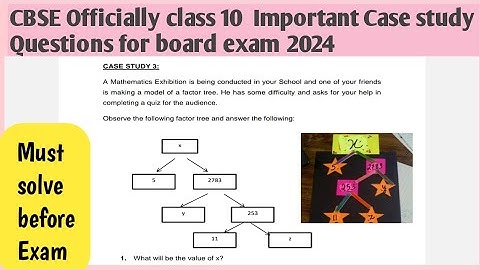 Real numbers case study 3 class10||cbse officially case study question for class 10 board exam 2024
