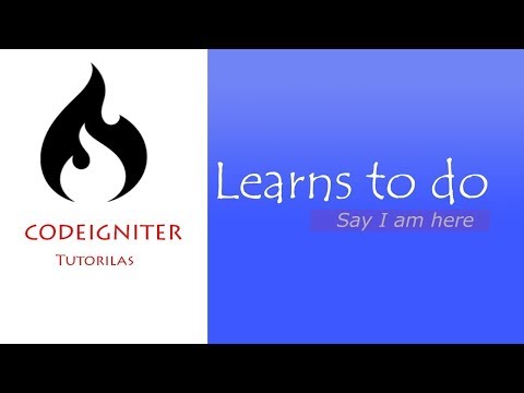Codeigniter CRUD-14 All Learn  web development web design and software development