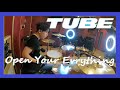 TUBE Open Your Everything Drum Coverドラム 叩いてみた
