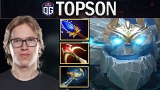 OG.TOPSON TINY WITH 18 KILLS - DOTA 2 7.29 GAMEPLAY