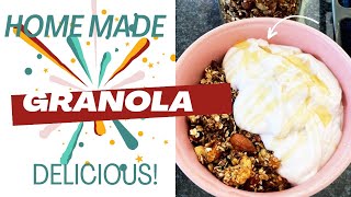 Why buy granola when you can make it yourself just the way you like it? #food #cooking #granola