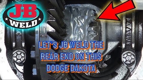 Can you JB Weld the rear end of a vehicle? Will JB Weld hold a rear end together?