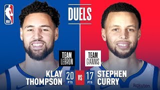 Teammates Turned Opponents; Steph \& Klay Duel In Charlotte | 2019 NBA All-Star