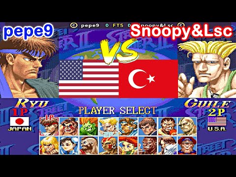 Hyper Street Fighter II: The Anniversary Edition - pepe9 vs Snoopy&Lsc FT5