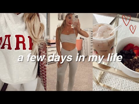 VLOG: first week of classes! grocery haul, how i stay organized for school, blowout routine, & more!