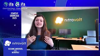 NitroVolt, IFA Cultivating Tomorrow, Startup Showcase 2025