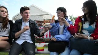 Chinese exchange students visit the Monroe County Fair