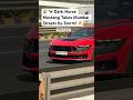 🐎 Dark Horse Mustang Takes Mumbai Streets by Storm! #Shorts#India#car#mustang