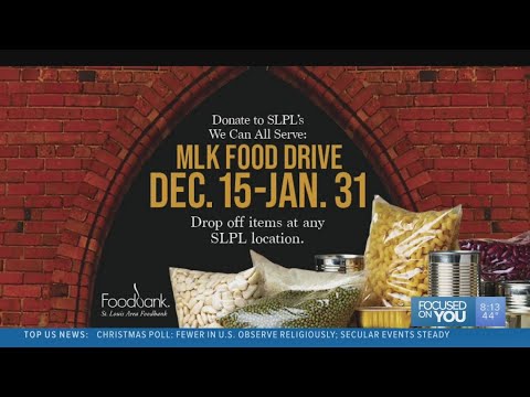 St Louis Public Library launches annual MLK Food Drive