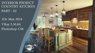 Kitchen 3Ds Max Vray - Tutorial (Part 02)