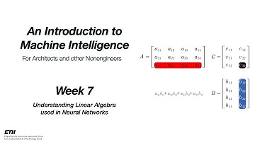 Understanding Linear Algebra used in Neural Networks