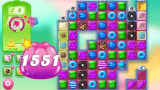 Candy Crush Jelly Saga Level 1551 || 1 Star 🌟