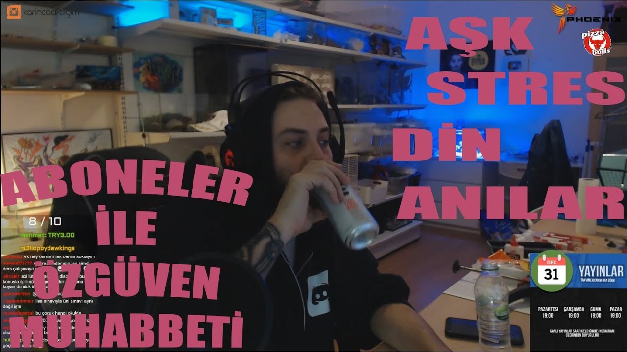 Elraenn |ABONELERLE ÖZGÜVEN YAYINI YAPIYOR.(DİN,STRES,AŞK,LİSE HAYATI, ANILAR...)TEK PART