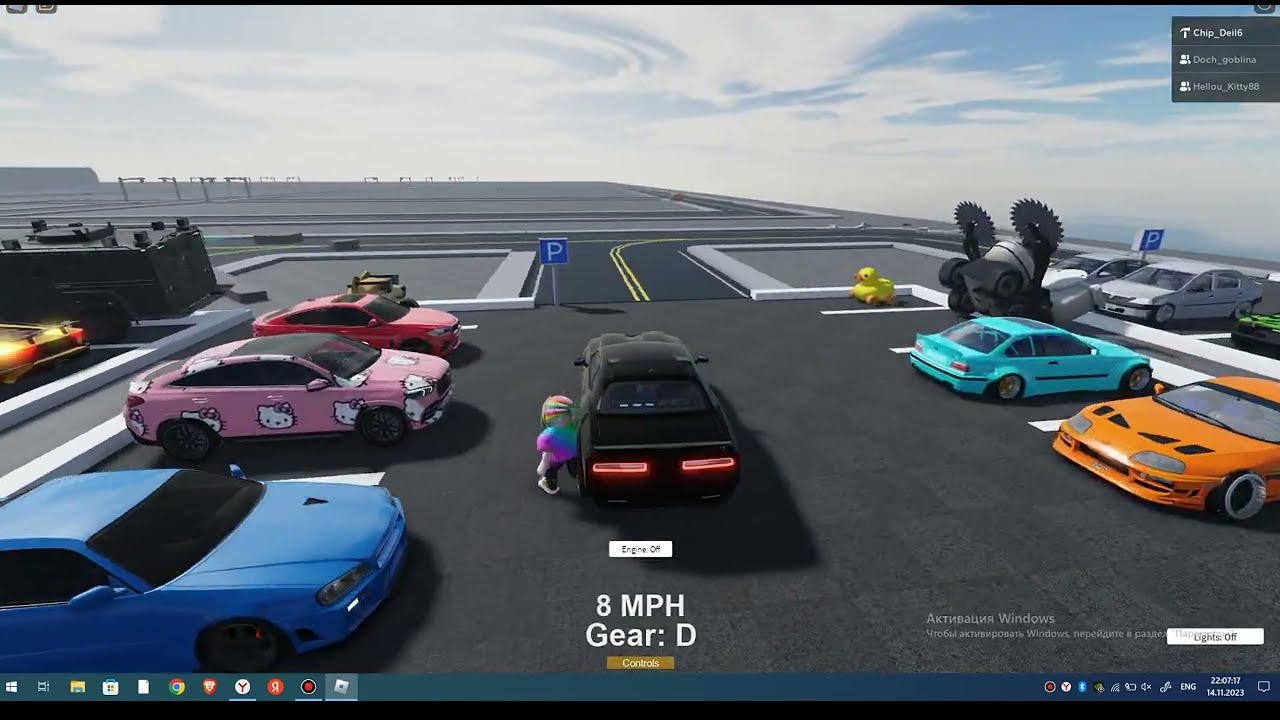 Testing my card updates in ROBLOX part 1 /Тестим свою карту ROBLOX часть 1