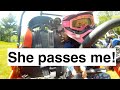 ✅ 3yr Old Girl Blasts Around on Go Kart, TrailMaster Mini XRX/R+