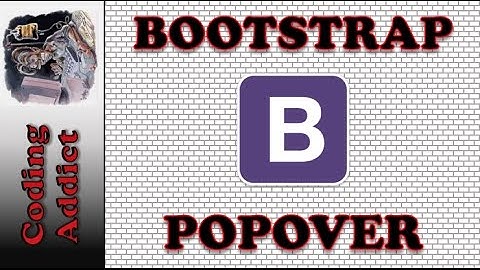 Bootstrap Tutorial for Beginners - Bootstrap Popover