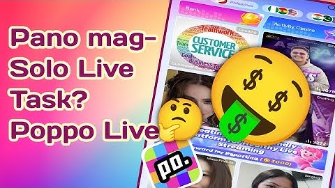 Poppo-pano mag SOLO LIVE?|Poppo Live App|Lore Vlogs