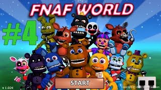 Fnaf World Прохождение - Водный Мир! #4 - Five Nights At Freddy's