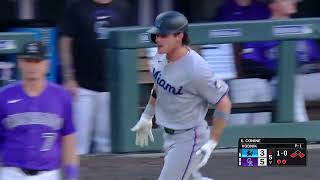 Griffin Conine's 3rd home run of the 2026 season is a 3-run blast